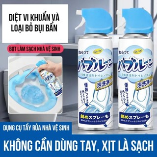 Vết Ố Vàng Dung Tích 200ml 500ML Chai Xịt Tẩy Rửa Bồn Cầu Dạng Bọt Tuyết Nano Nhật Bản, Loại Bỏ Vi Khuẩn