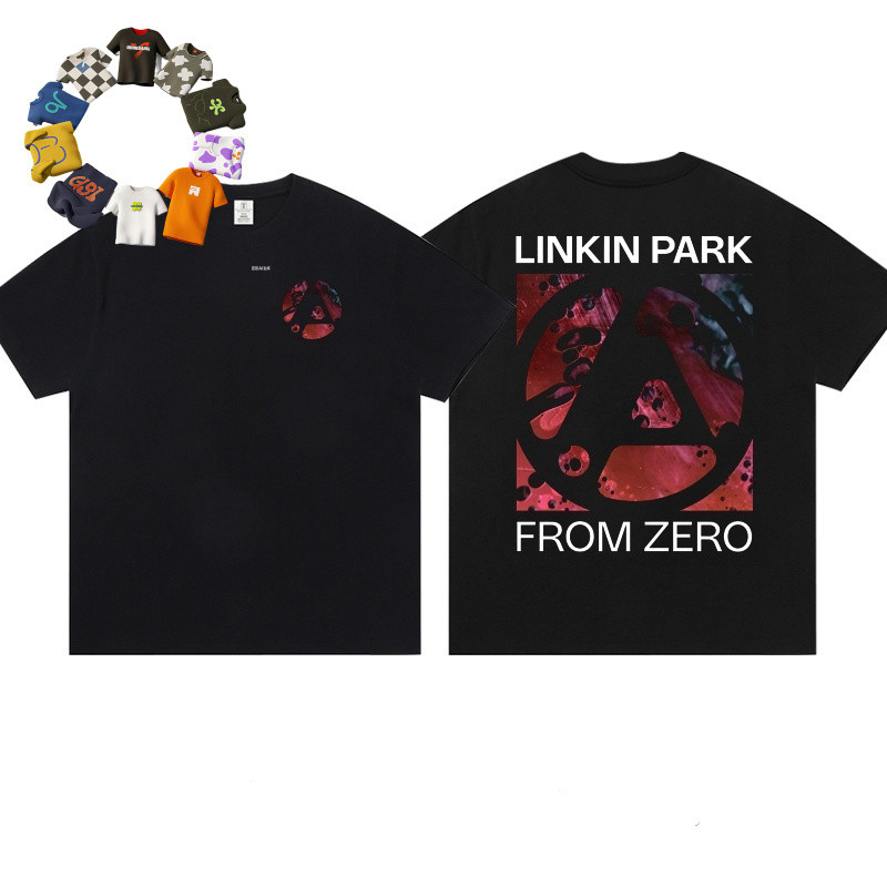 Linkin Park từ zero linkin park Áo thun ban nhạc Rock, Áo thun ngắn tay Cotton nguyên chất, Unisex