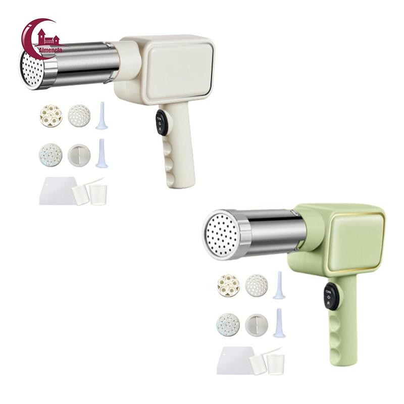 Máy ép mì Almencla Máy làm mì Máy làm mì điện cầm tay hiệu quả cao cho gia đình Ramen Macaroni Spaghetti Nhà bếp