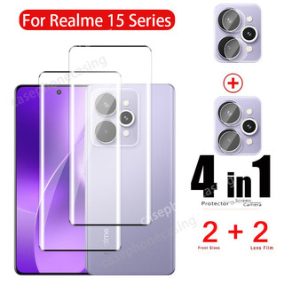 Bảo Vệ Màn Hình Cho Realme 15 Pro Realme15Pro 5G 2025 Cong Chống Trầy Xước Độ Cứng 9H Trầy Xước Full Cover Kính Cường Lực HD Clear View Film