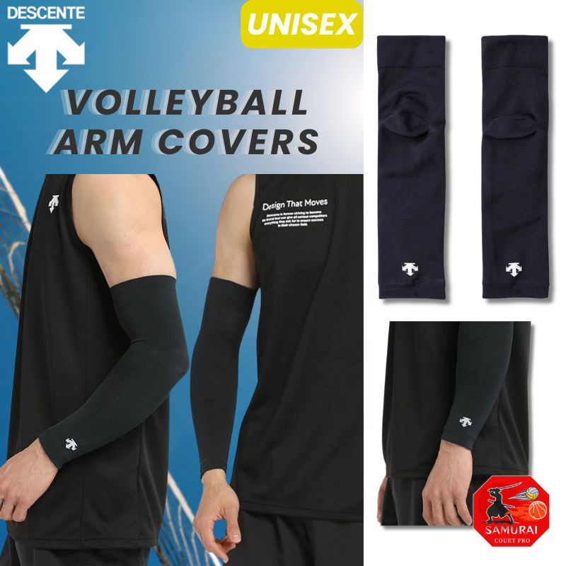 [Descente] Arm Sleeve 【Worn by Yuki Ishikawa】 Volleyball Arm Cover 3D Design Seamless Easy to Move B