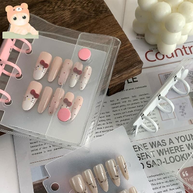 Nhãn dán Sách trong suốt A8 Mini 3-Ring Binder Plain Sticker