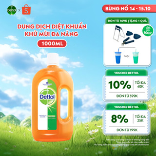 Dettol Dung Dịch Diệt Khuẩn Khử Mùi Đa Năng, Chai 1L