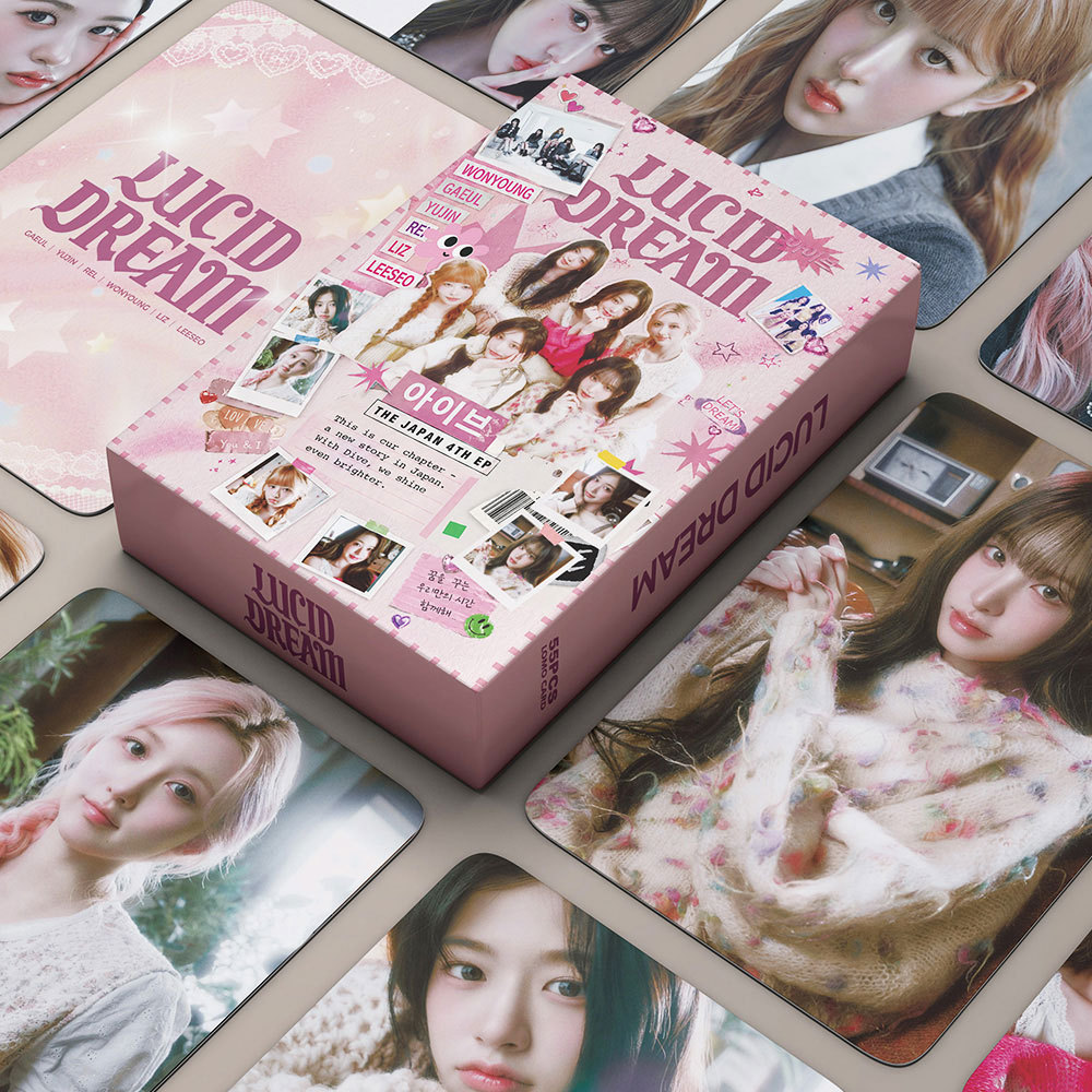 Set 55 lomo card IVE - LUCID DREAM 2026