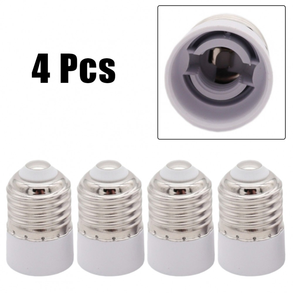 [DOLLDOLL-VN]E27 To E14 Socket Connector Lamp Holder Lamp Socket Adapter Plastic 7cm