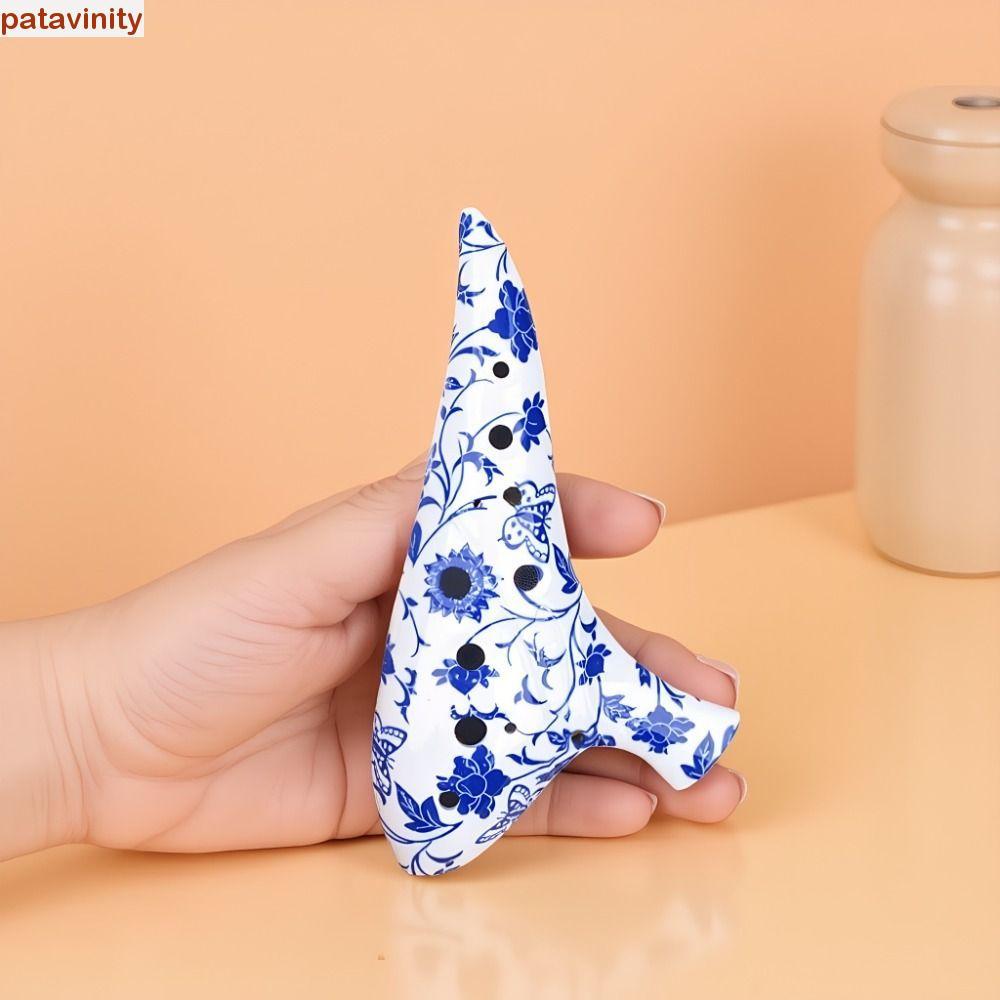 PATAVINITY 12 lỗ Ocarina, Alto C Tone Nhạc cụ Ocarina chất lượng chuyên nghiệp, Kích thước nhỏ mượt 