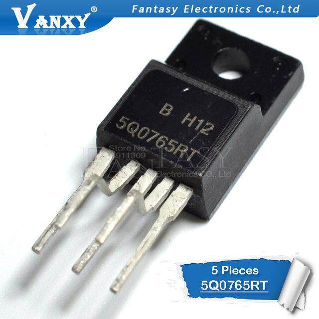 5 chiếc 5Q0765RT TO-220 5Q0765R TO-220 5Q0765 KA5Q0765RTH KA5Q0765RT Transistor