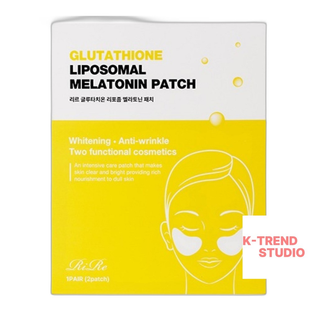 [rire] Glutathione Liposomal Melatonin Patch, 1 gói, 5 cái / Miếng dán Melatonin Hàn Quốc / Giao hàn