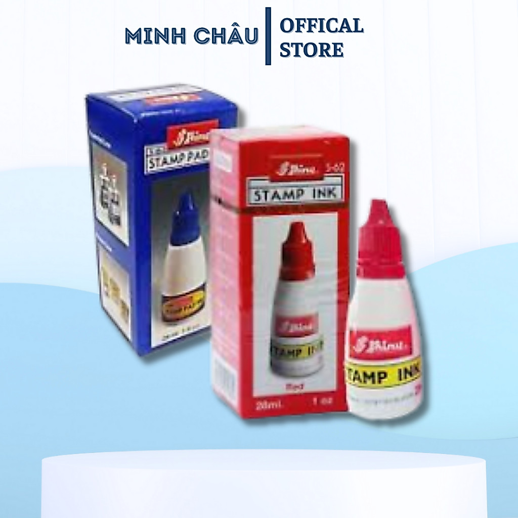 Mực dấu Shiny 28ml,mực đổ con dấu