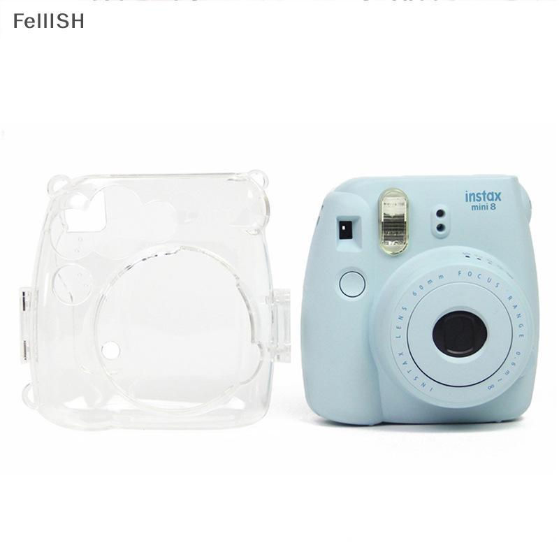 [Felli] Fujifilm Instax Mini 8 / 8 + 9 Film Máy ảnh tức thì Vỏ cứng trong suốt 436br