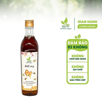 Mật Ong Nguyên Chất Viet Healthy - Chai 500ml