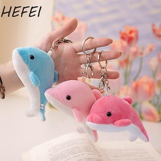 Hefei Thú Nhồi Bông Móc Khóa, Động Vật Đại Dương Mềm Cá Heo Sang Trọng Móc Khóa Búp Bê, Kawaii Vui Ba Lô Quyến Rũ Túi Mặt Dây Chuyền Động Vật Búp Bê Móc Khóa Trẻ Em Quà Tặng Ngày Lễ
