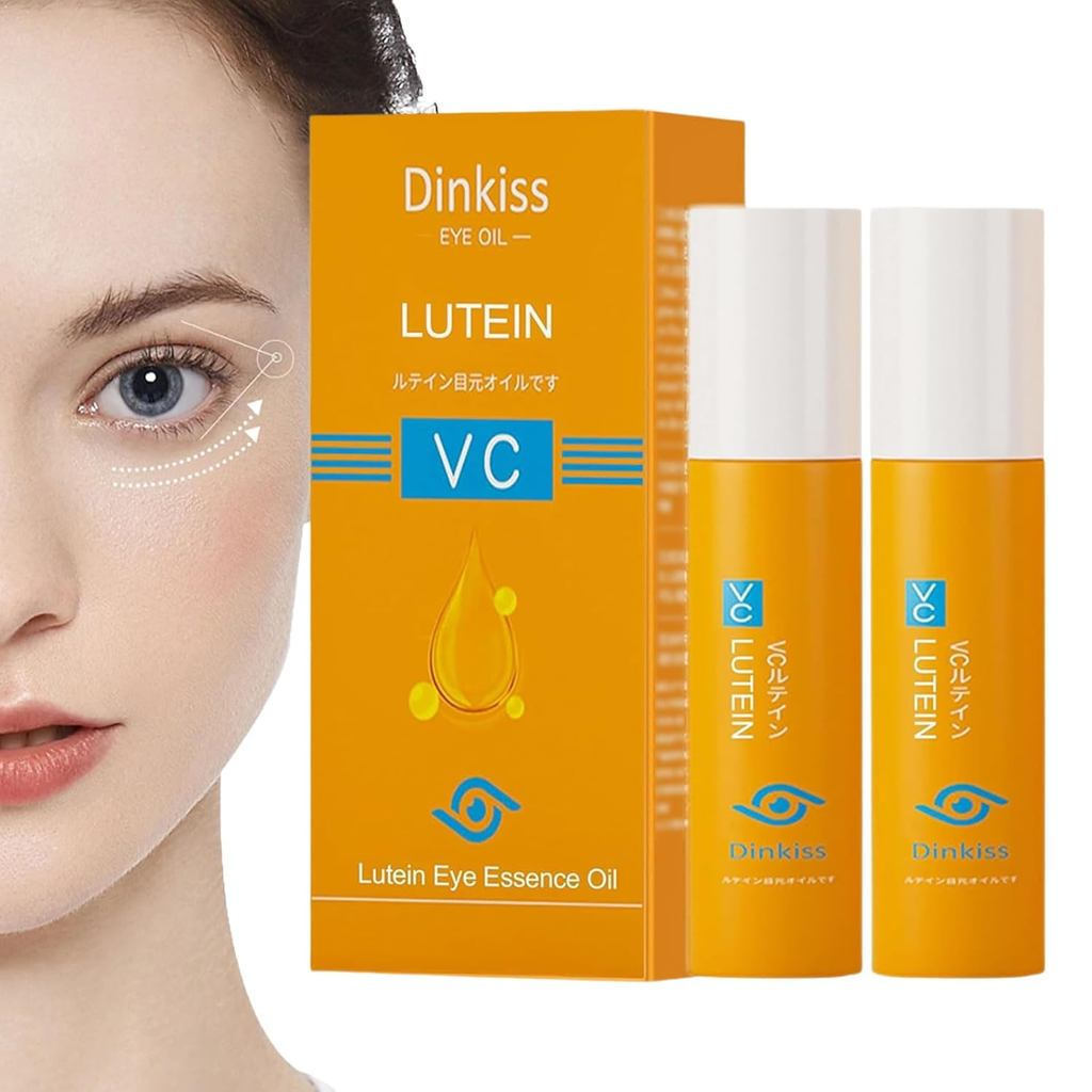Tinh Dầu Mắt Dinkiss Lutein - Tinh Dầu Mắt Lutein, Kem Mắt Lutein và Vitamin E