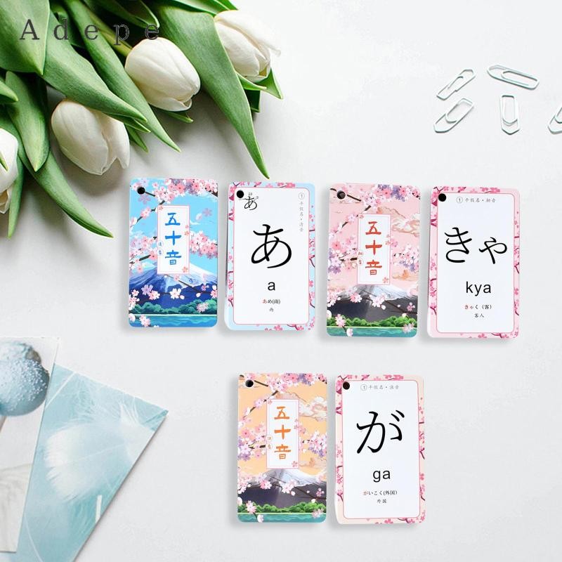 Bảng chữ cái Flashcards Nhật Bản Người mới bắt đầu Bộ nhớ Hiragana và Katakana Audio
