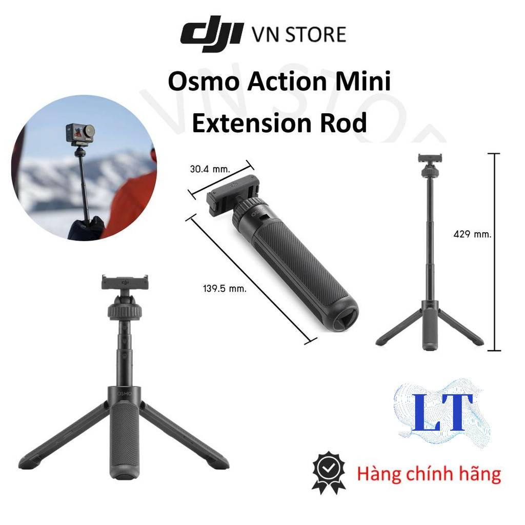 Tripod dành cho Camera Action Osmo 360Osmo, Action Mini Extension Rod - Hàng chính hãng DJI