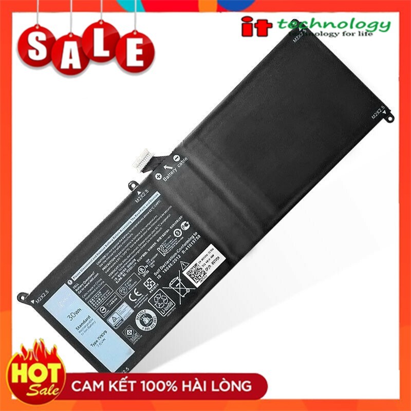 ⚡ PIN( ZIN) Laptop Dell 7VKV9 9TV5X 09TV5X Battery for Dell Dell XPS 12 9250 Latitude 12 7275 V55D0 