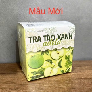 TRÀ TÁO XANH ADELA cải tiến thế hệ mới, trà giảm cân, đẹp da, hỗ trợ kiểm soát cân nặng Kelly Detox hộp 12 gói