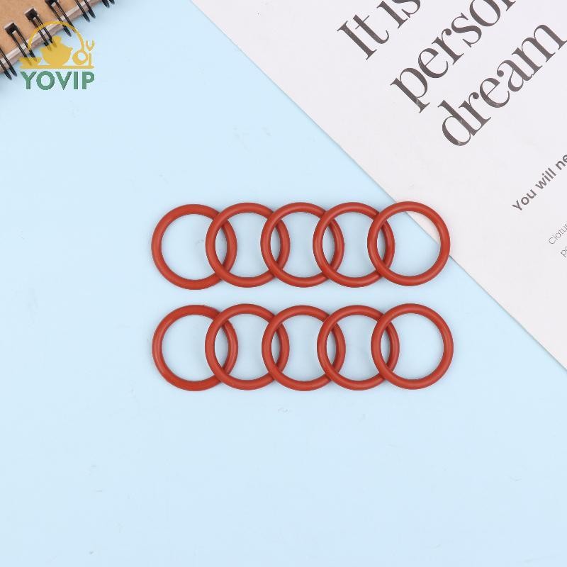 YOVIP 10 Chiếc Silicon O RING Cho Cà Phê 43.6 * 35 * 4.3 Mm Vòng Chữ O VMQ Đệm Độ Dày 4.3mm ORing Ca