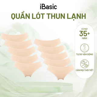 Combo 10 Quần lót nữ sinh iBasic thun lạnh lưng vừa V199-3