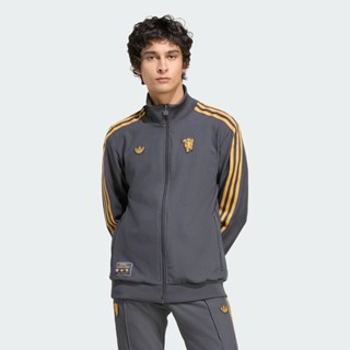 adidas Bóng đá Áo Track Top Manchester United Terrace Icons Nam Đen JN2816