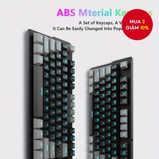 Bàn phím chơi game Cơ học trong suốt Keycaps Bộ chữ cái Lớp Thích hợp cho hầu hết các phím 61 / 64 / 66 / 68 / 84 / 87 / 96 / 98 / 100 / 104