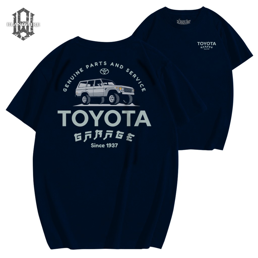 Áo thun nam ô tô Land Cruiser Toyota Garage cao cấp|Áo thun ô tô Land Cruiser
