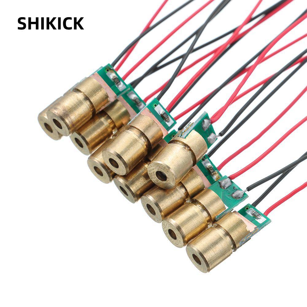 SHIKICK 1 / 3 / 5 / 10 PC Laser Có Thể Điều Chỉnh Bán Hot 5 triệu watt Red Sight 650nm 6mm 3V