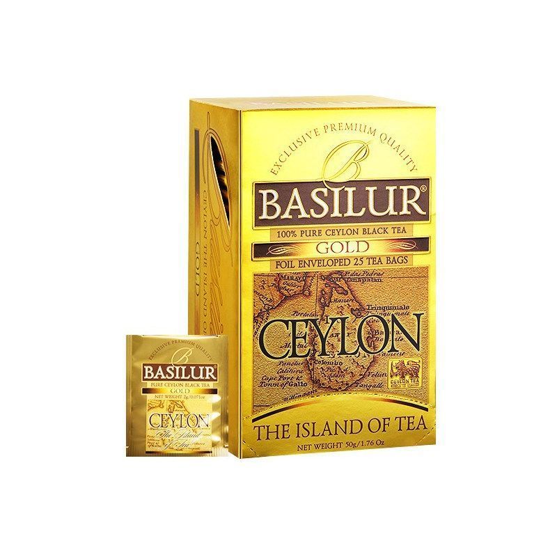 Bao Ceylon Trà Đảo Ceylon Trà Đen Ceylon 50g / hộp 25 Miếng Túi Trà Đóng Gói Riêng Trà Đen Nhập Khẩu