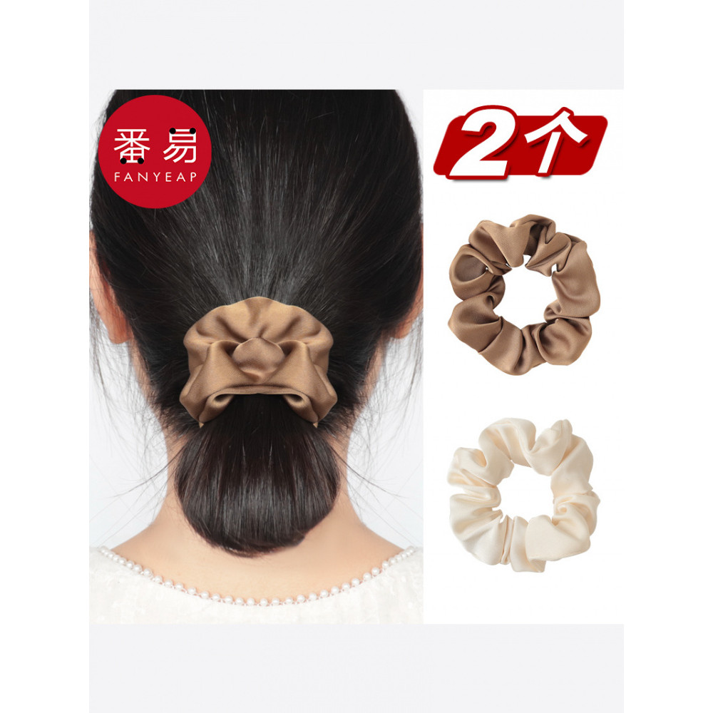 Dây Buộc Tóc / Scrunchy A1pq801-Scrunchy Buộc Tóc Nữ Pháp Satin Nhẹ Nhàng Dây Buộc Tóc Cao Su Dây Bu