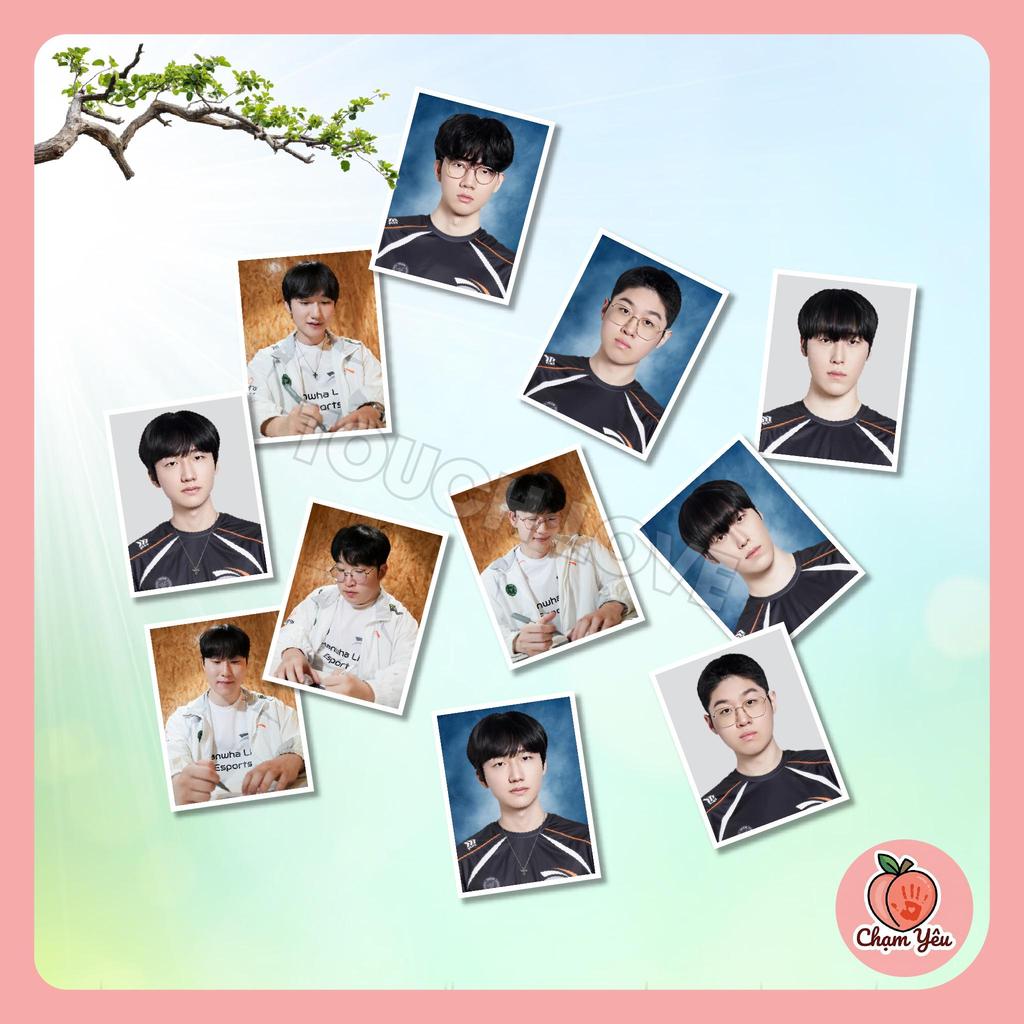 Bộ ảnh ID Photo HLE Hanwha Life Size 3x4 Esports LoL Liên Minh Huyền Thoại - Zeus Peanut Zeka Viper 