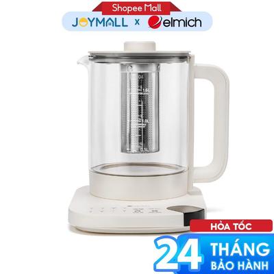 Ấm Pha Trà Đa Năng Elmich KEE9146 800W 1.6L, Hàng Chính Hãng, Có Hẹn Giờ, Điều Khiển Cảm Ứng-JoyMall