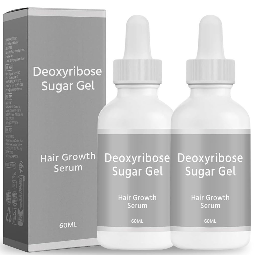 Deoxyribose Sugar Gel Hair Growth, Deoxy Ribose Sugar Hair Growth, Deoxyribose Hair Growth Serum, 2 