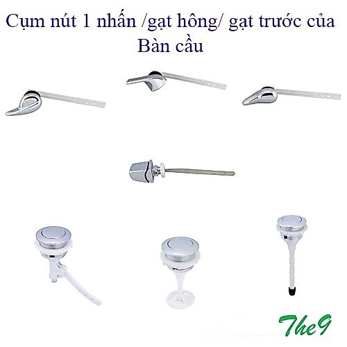 Nút nhấn/ cần gạt bồn cầu HKC-GT23, HKC-GT24, HKC-GT25, HKC-GH26, HKC-MN27, HKC-MN32, HKC-MN35