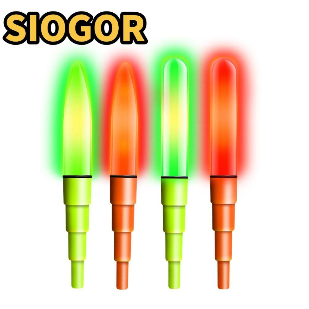 SIOGOR 1 Đèn LED Phao Câu Cá, Đèn Phao Câu Cá Dạ Quang Cảm Ứng, Phao Câu Cá Đêm Siêu Sáng Top Câu Cá