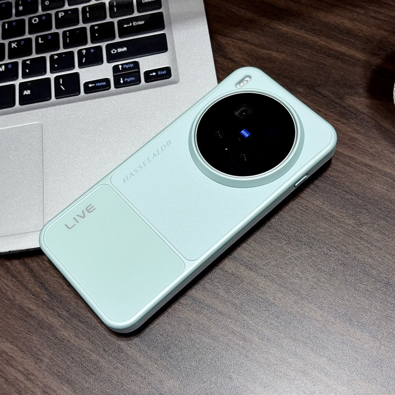 Dành cho VIVO X300, X300 Pro, X300s, X300 Ultra Case ELVEV Da PU đẹp + PC cứng Vỏ điện thoại chống r