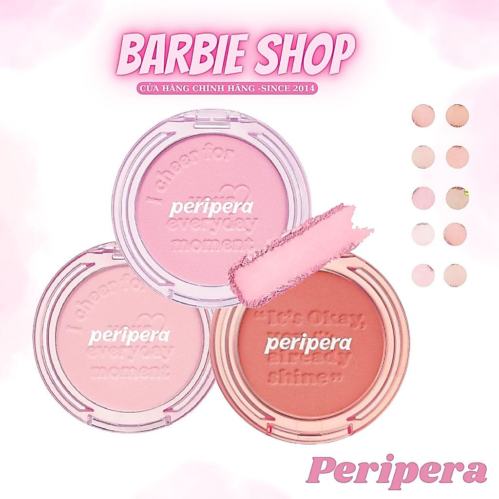 Phấn Má Hồng Peripera Pure Blushed Sunshine Cheek Đủ Màu [01 - 02 - 03 - 04 - 05 - 06 - 11 - 13 - 16