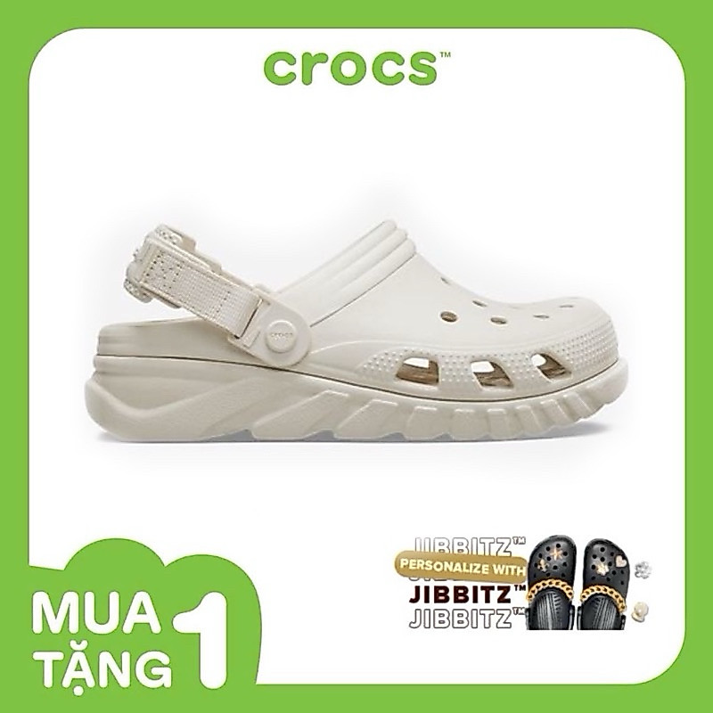 [ CHÍNH HÃNG ] Giày Crocs Duet Max II Clog BONE
