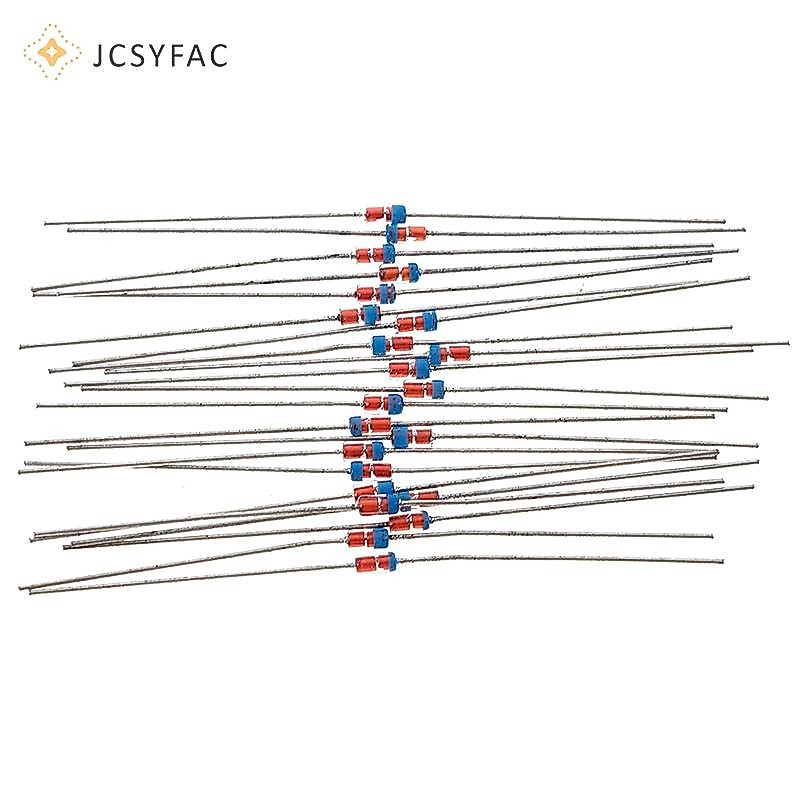 JCSYFAC 20 Cái 1N34A DO-35 germanium dò diode AM / FM pha lê đài phát thanh TV Mới