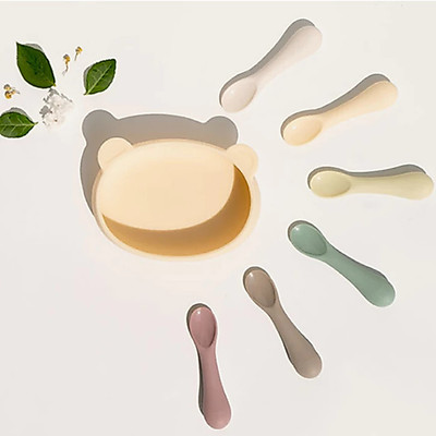 Thìa ăn dặm silicone cao cấp Hàn Quốc Modui