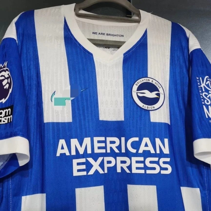 [Phiên bản cao cấp say xỉn] 2526 Game Season Home Brighton Player Edition Jersey Tay ngắn tùy chỉnh 