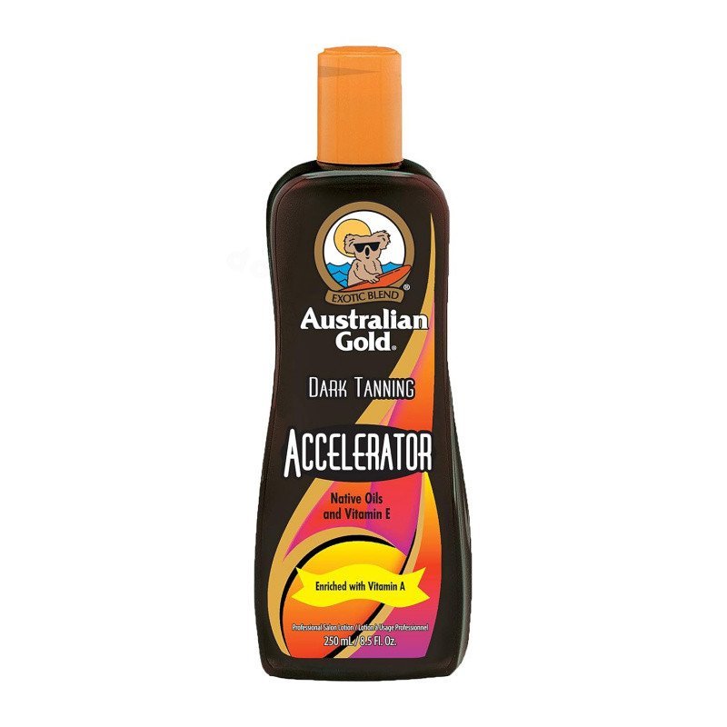 Sữa dưỡng da tăng tốc chống nắng đậm màu vàng Úc, 8,5 Ounce lỏng