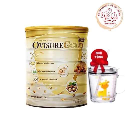 Sữa hạt xương khớp Ovisure Gold hộp 650g chính hãng
