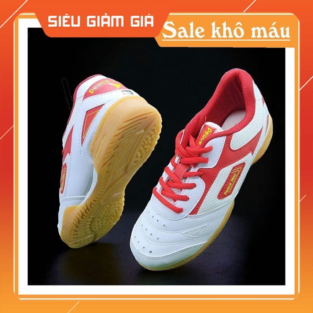 Giày Asia, Peace Max - Giày Cầu Lông, Bóng Chuyền, Bóng Bàn,Đế Kép EVA Thoáng Khí Khâu Đế Chống Trơn