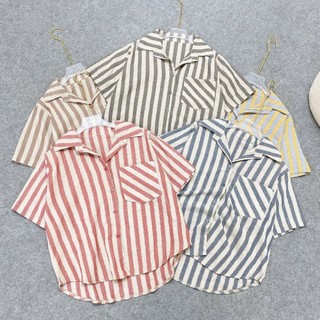  Áo Sơ Mi Kiểu Bigsize Nữ Linen Xước Mềm BIG SIZE Cô Nhỏ Dáng Vừa Trẻ Trung  Dễ Phối Quần Váy A288 