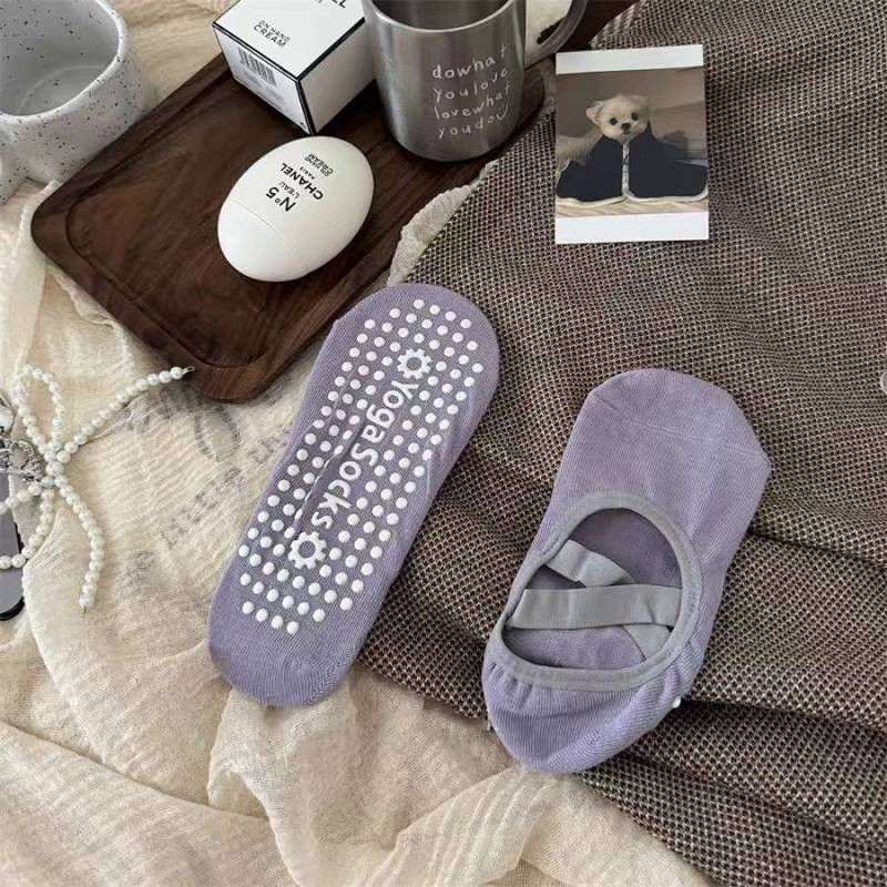 Summer Thin Professional Yoga Socks Women's Boat Socks Non-Slip Indoor Dancing Beginner Pilates Spor