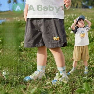 [80-90ize] Quần short dệt thông thường cho bé trai hở đáy quần mùa hè cho bé gái Quần mỏng Cotton mềm mại thoải mái phù hợp