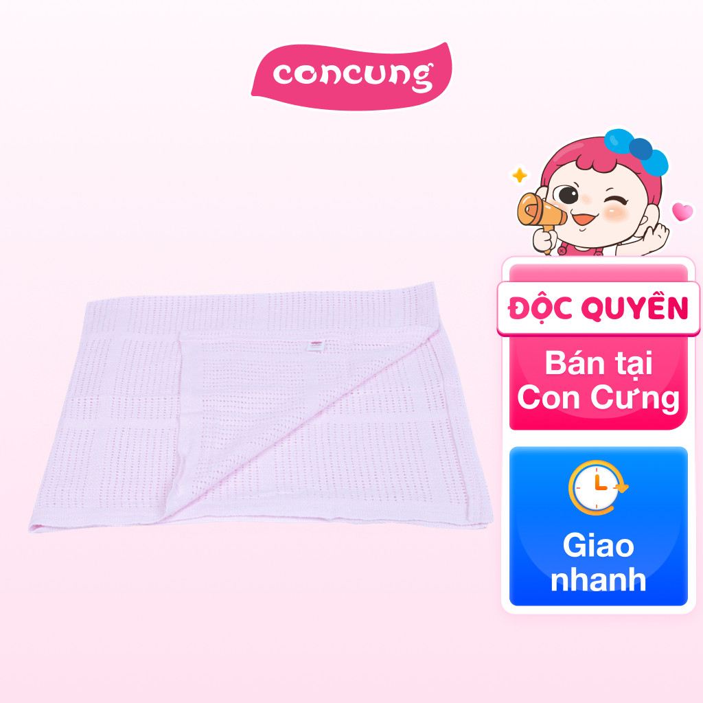 Chăn lưới cho bé Animo B2201_BR001 (70x90cm,Hồng)