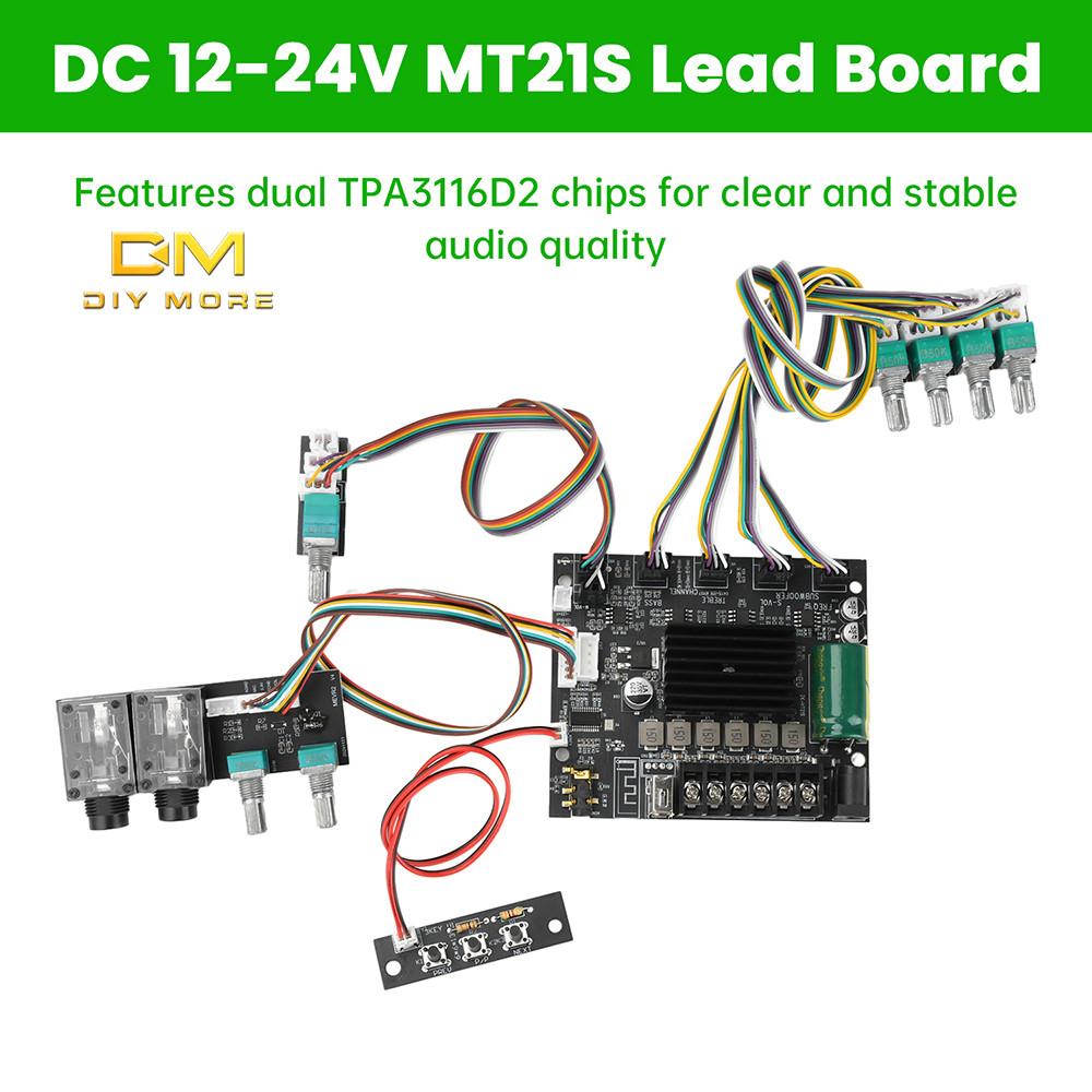 DIYMORE DC 12-24V MT21S Phiên bản chính Ktv Micro và Âm thanh Máy tất cả trong một Bảng khuếch đại B
