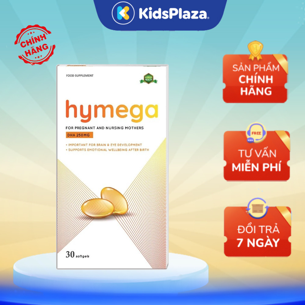 [M3] Vitamin bổ sung DHA Aplicaps Hymega (30 viên) - chính hãng KidsPlaza