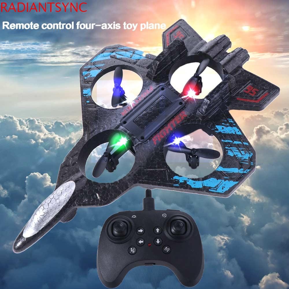 Máy bay chiến đấu tạo bọt điều khiển từ xa RADIANTSYNC, EPP Foam 2.4G Stunt Gliding Flying Helicopte